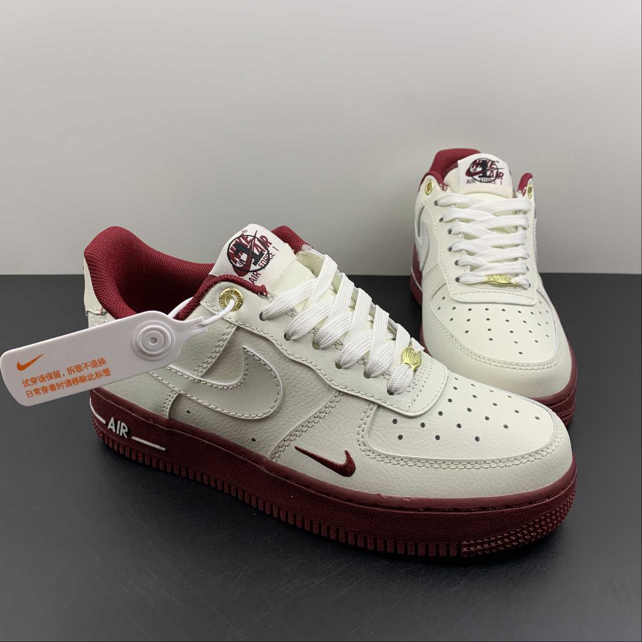 Nike-Air-Force-1-Low-40th-Anniversary-Cream-Team-Red-For-Sale-4