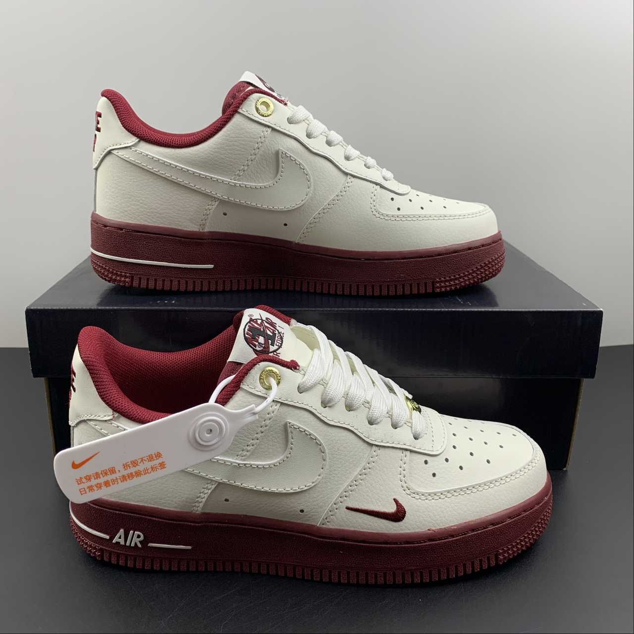 Nike-Air-Force-1-Low-40th-Anniversary-Cream-Team-Red-For-Sale-8