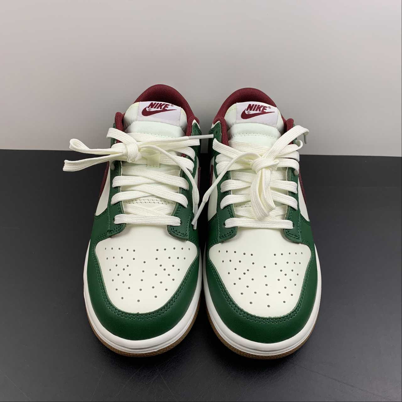 Nike-Dunk-Low-Gorge-Green-White-Team-Red-Gum-For-Sale-3