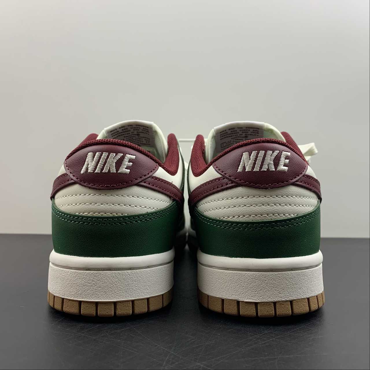 Nike-Dunk-Low-Gorge-Green-White-Team-Red-Gum-For-Sale-5