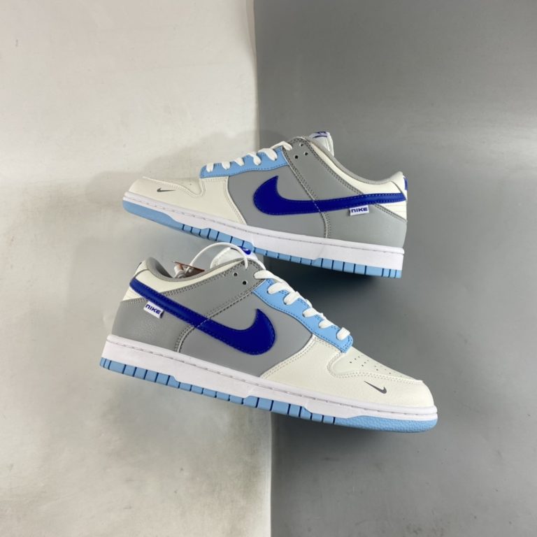 nike dunk low gs ivory hyper royal