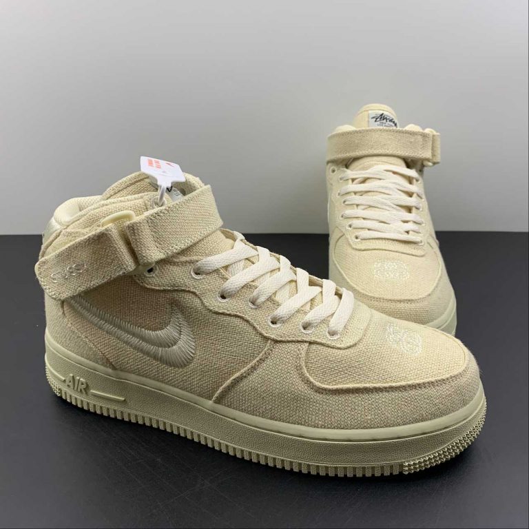 stussy fossil air force 1 mid