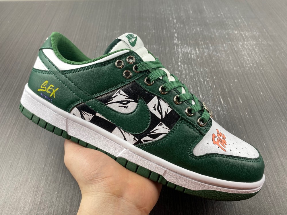 Custom-Nike-Dunk-Low-Michigan-State-White-Varsity-Green-For-Sale-1