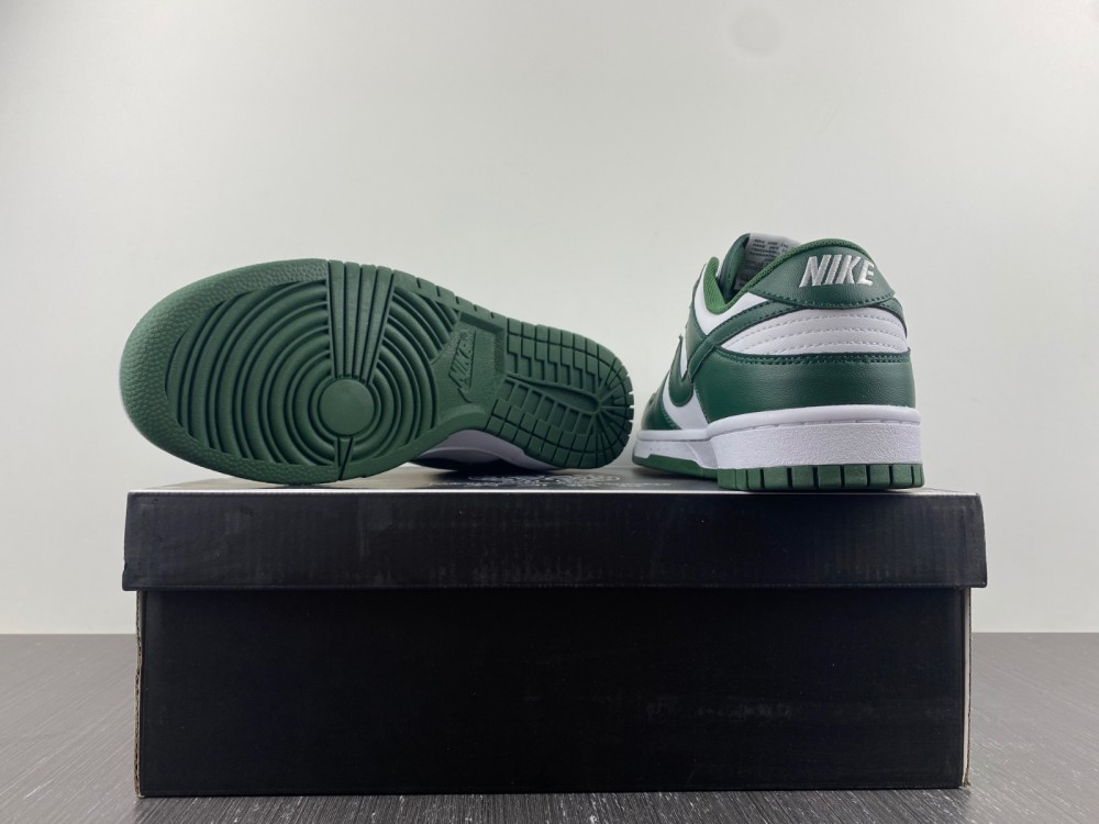 Custom-Nike-Dunk-Low-Michigan-State-White-Varsity-Green-For-Sale-4