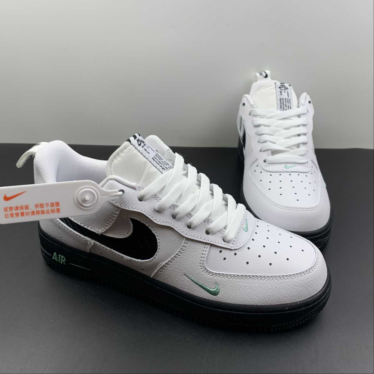 Nike-Air-Force-1-Low-White-Black-Teal-For-Sale-4