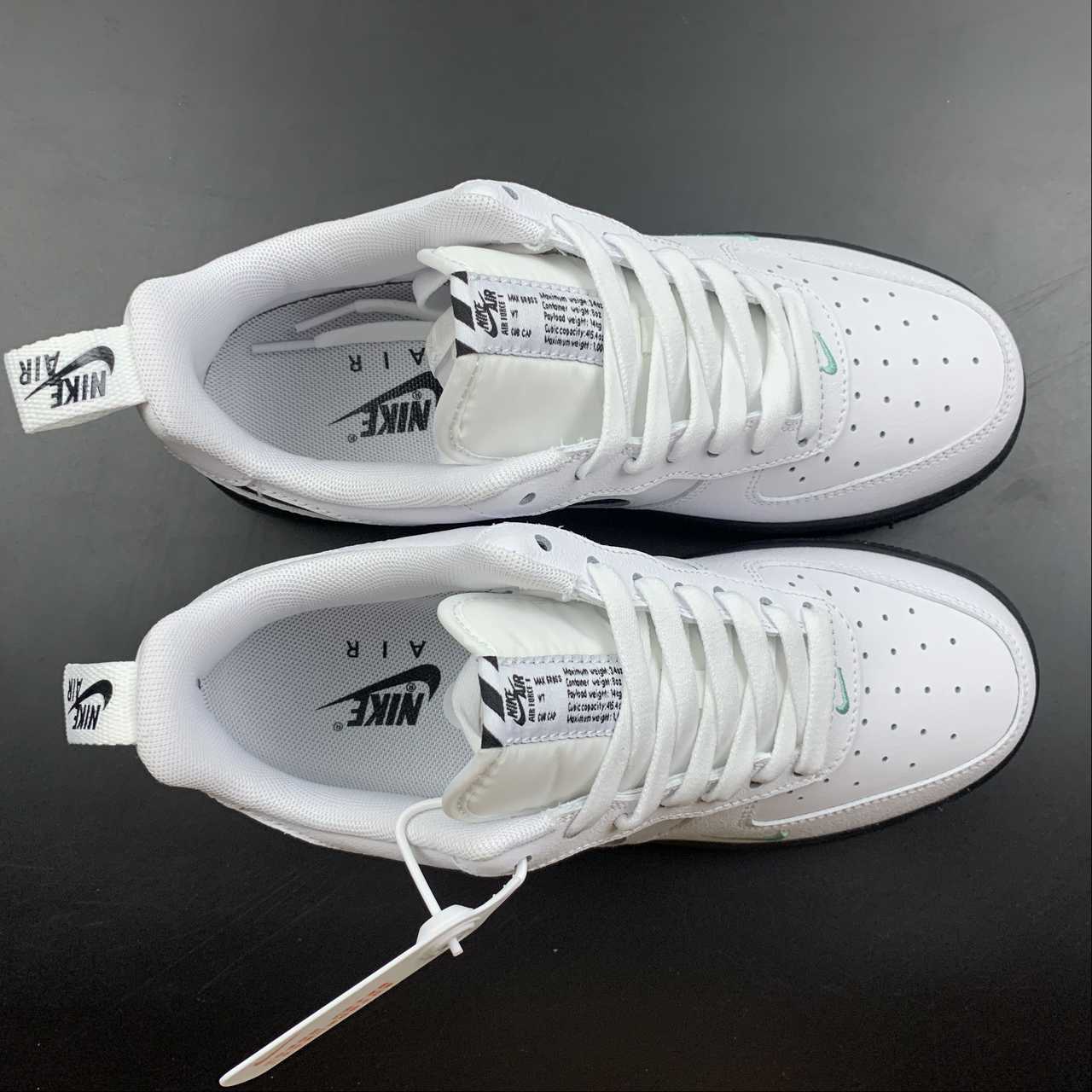 Nike-Air-Force-1-Low-White-Black-Teal-For-Sale-6