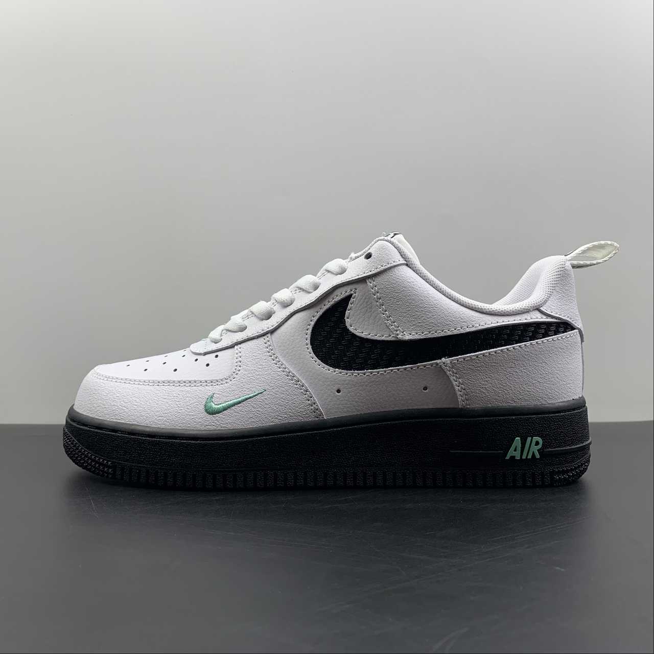 Nike-Air-Force-1-Low-White-Black-Teal-For-Sale