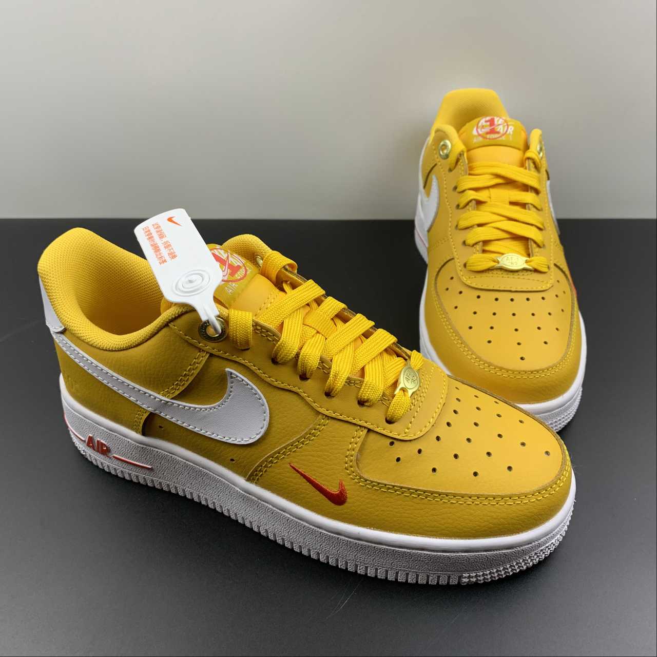 Nike-Air-Force-1-Low-Yellow-Ochre-White-Team-Orange-Metallic-Gold-For-Sale-4