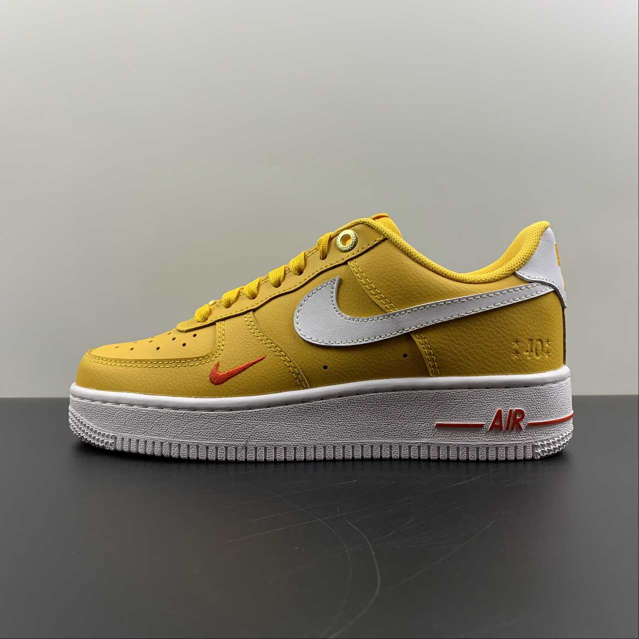 Nike-Air-Force-1-Low-Yellow-Ochre-White-Team-Orange-Metallic-Gold-For-Sale
