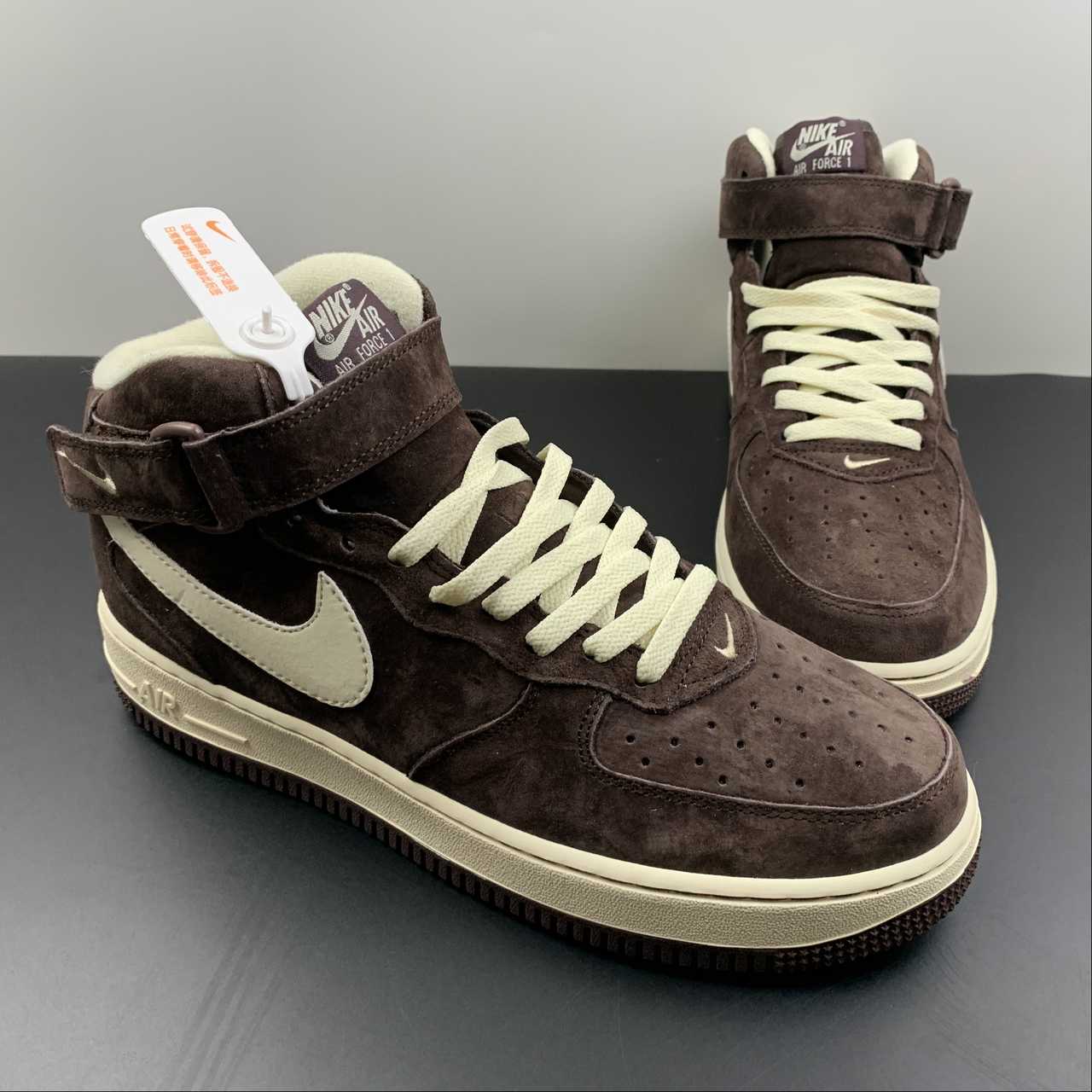 Nike-Air-Force-1-Mid-07-QS-Chocolate-For-Sale-4