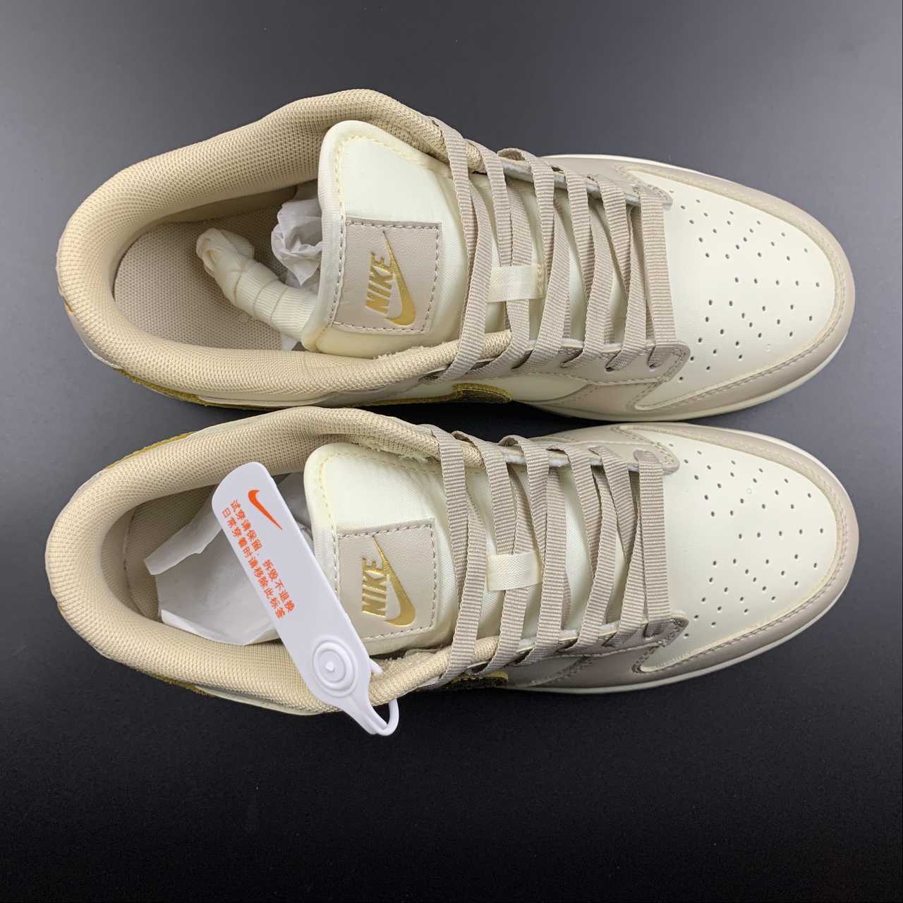 Nike-Dunk-Low-Gold-Swoosh-White-Tan-Gold-For-Sale-5
