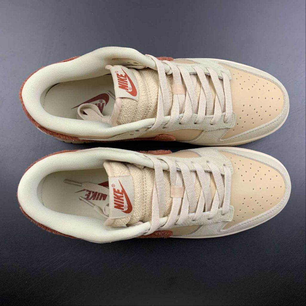 Nike Dunk Low “Terry Swoosh” Shimmer/Mars StoneSanddrift For Sale