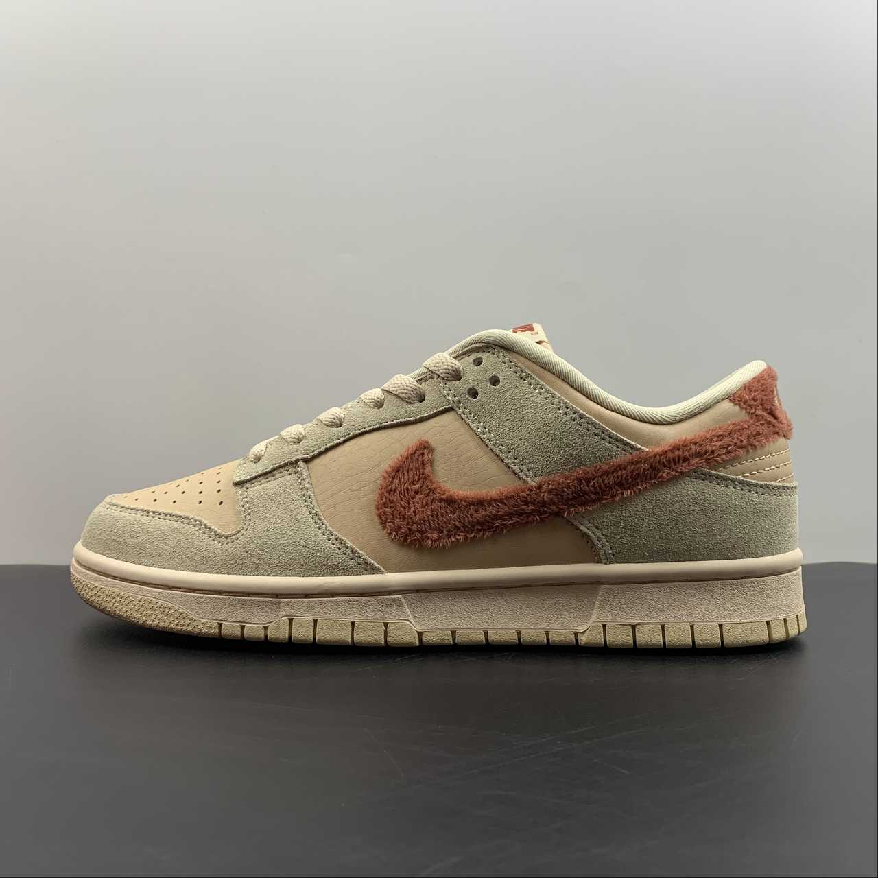 Nike-Dunk-Low-Terry-Swoosh-Shimmer-Mars-Stone-Sanddrift-For-Sale