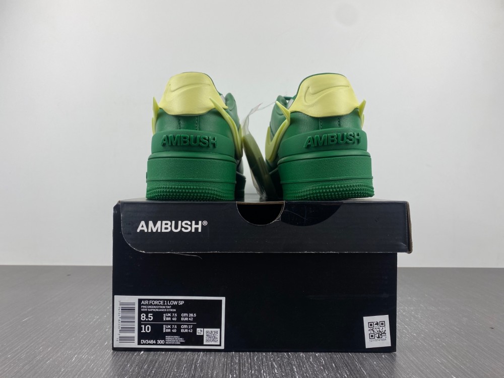 AMBUSH-X-Nike-Air-Force-1-Low-Pine-Green-Citron-DV3464-300-For-Sale-8
