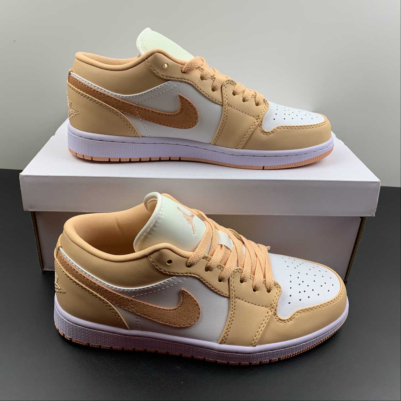 Air-Jordan-1-Low-Sunset-Haze-Bright-Citrus-White-For-Sale-8