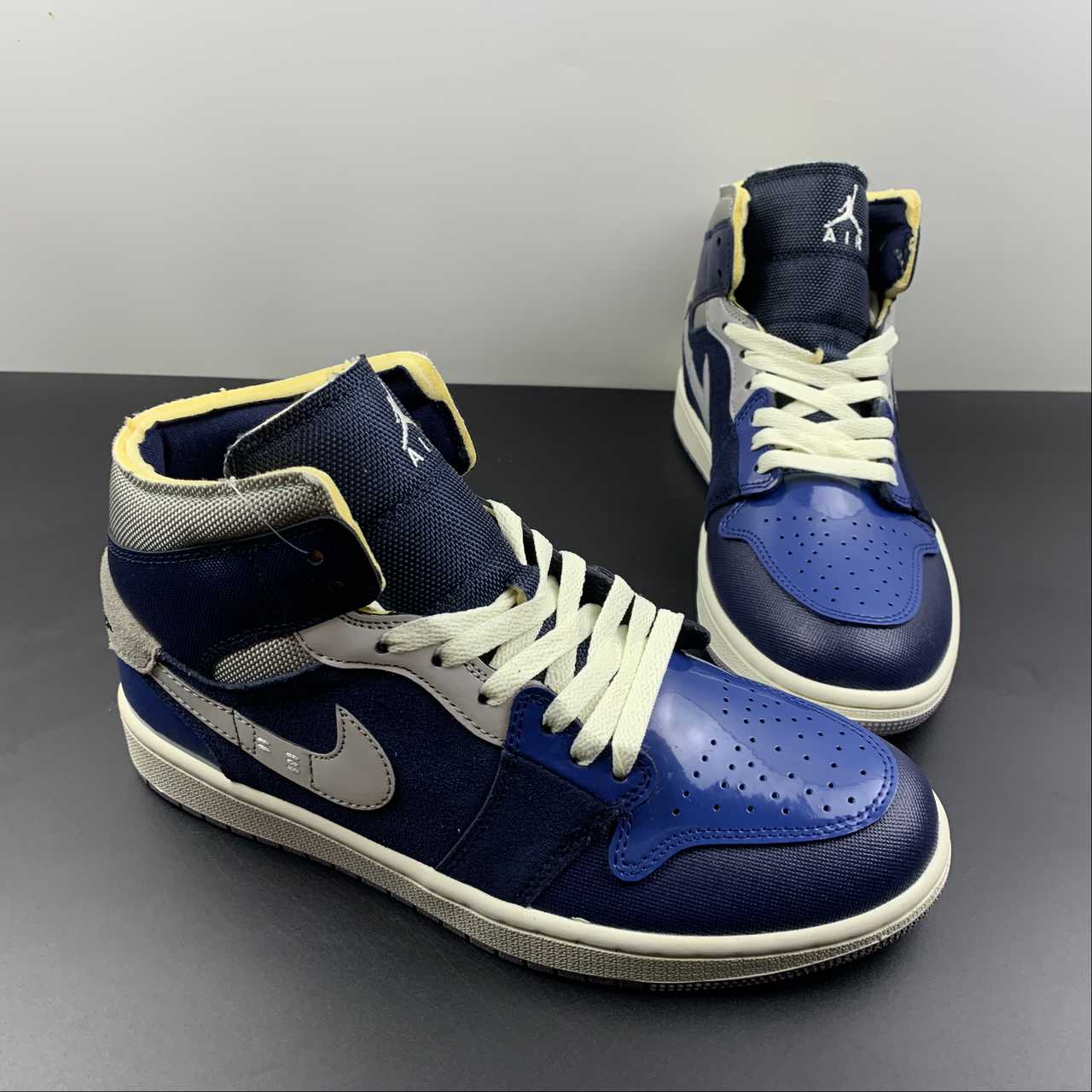 Air-Jordan-1-Mid-Obsidian-Ashen-Slate-French-Blue-Sail-For-Sale-4
