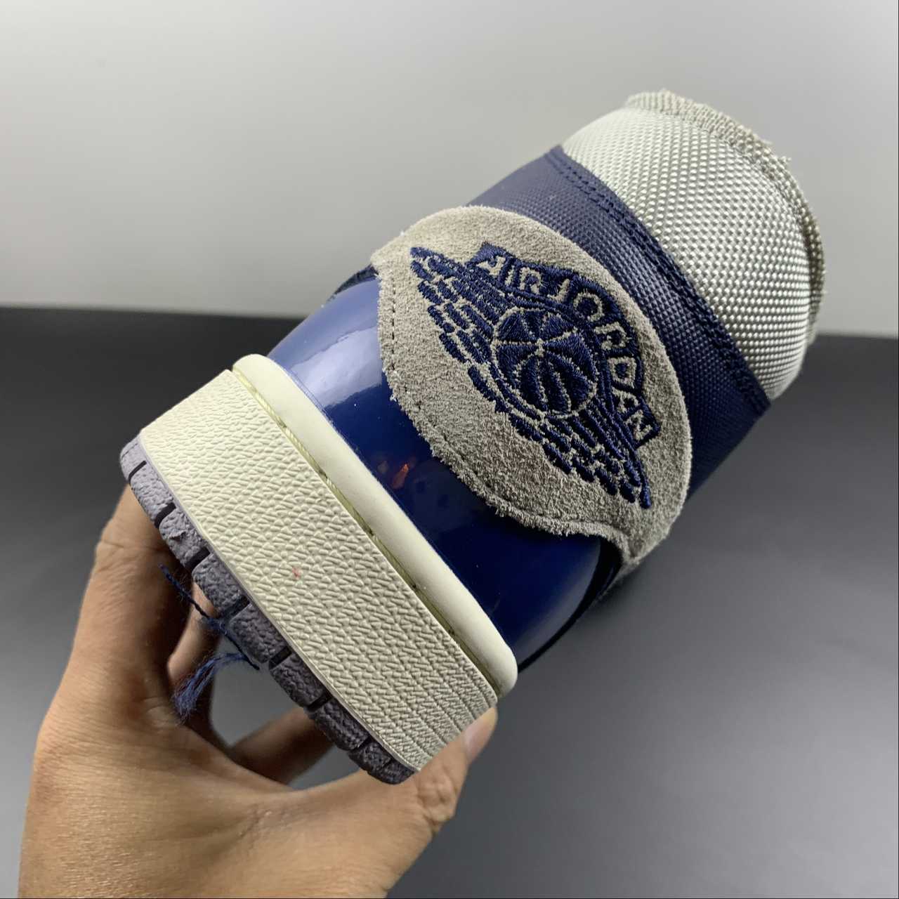 Air-Jordan-1-Mid-Obsidian-Ashen-Slate-French-Blue-Sail-For-Sale-7