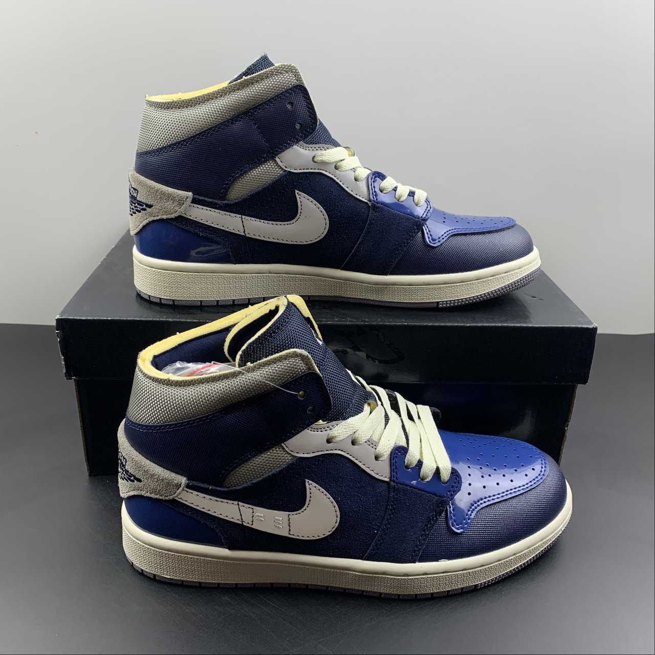 Air-Jordan-1-Mid-Obsidian-Ashen-Slate-French-Blue-Sail-For-Sale-8