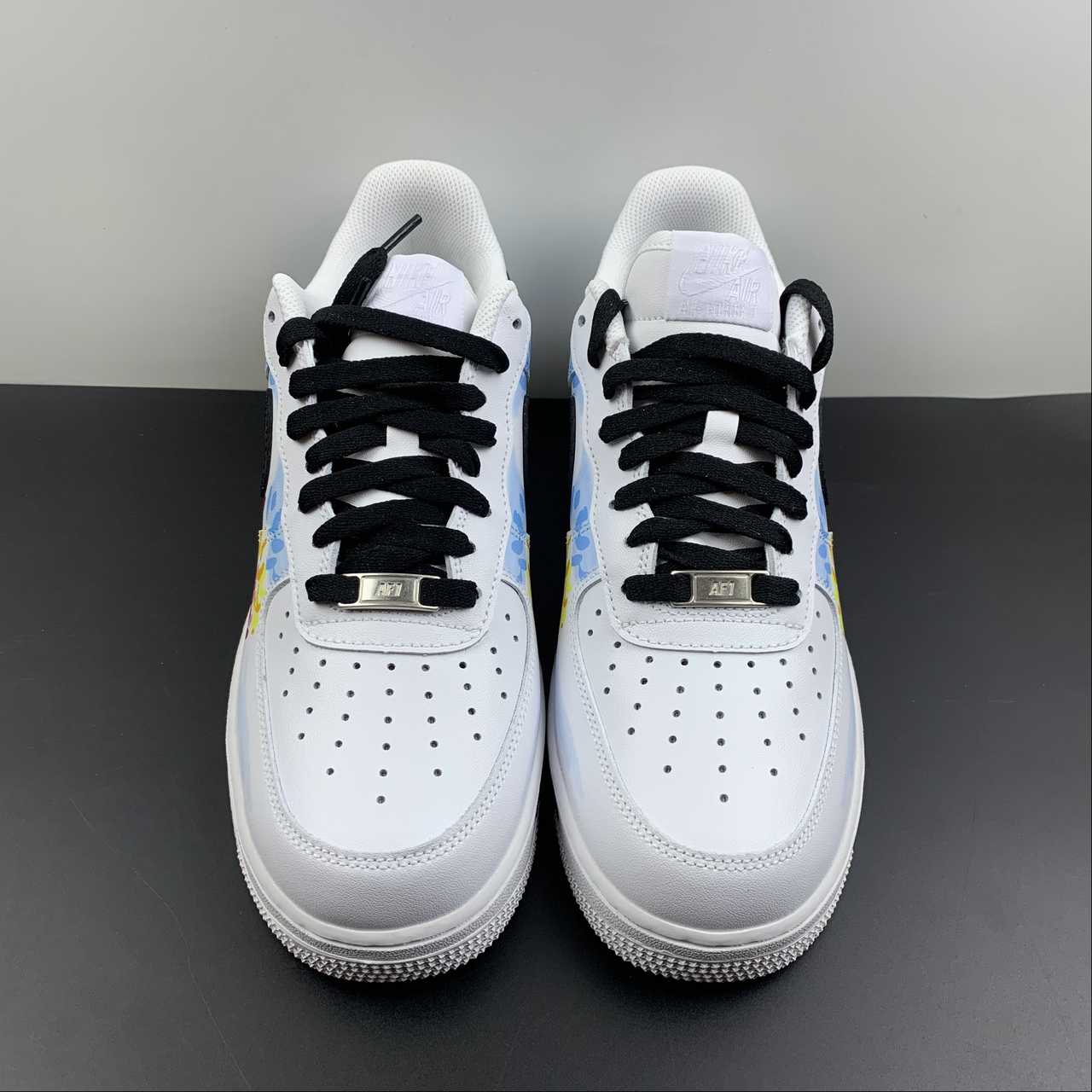 Custom-Nike-Air-Force-1-Low-White-Black-For-Sale-2