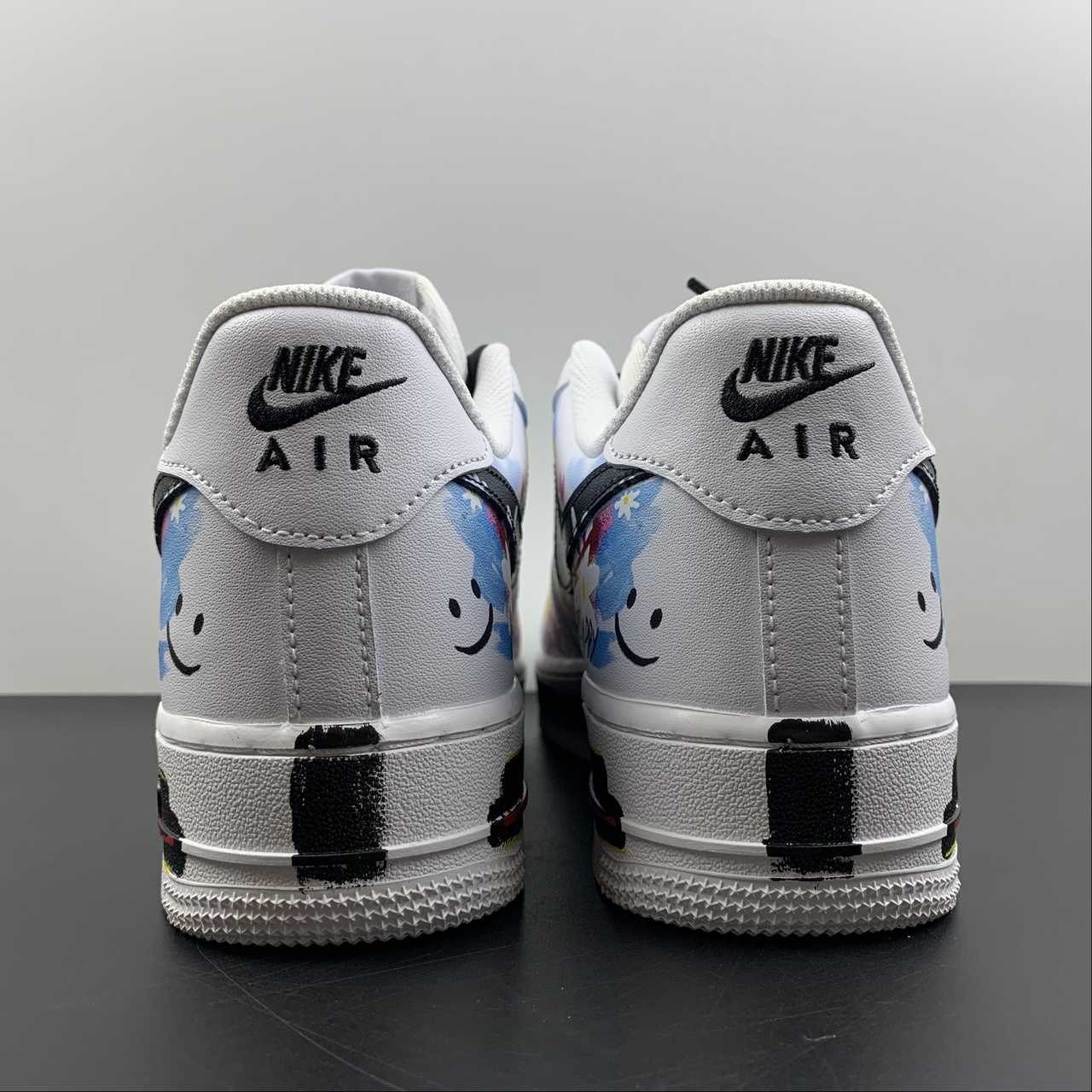Custom-Nike-Air-Force-1-Low-White-Black-For-Sale-3
