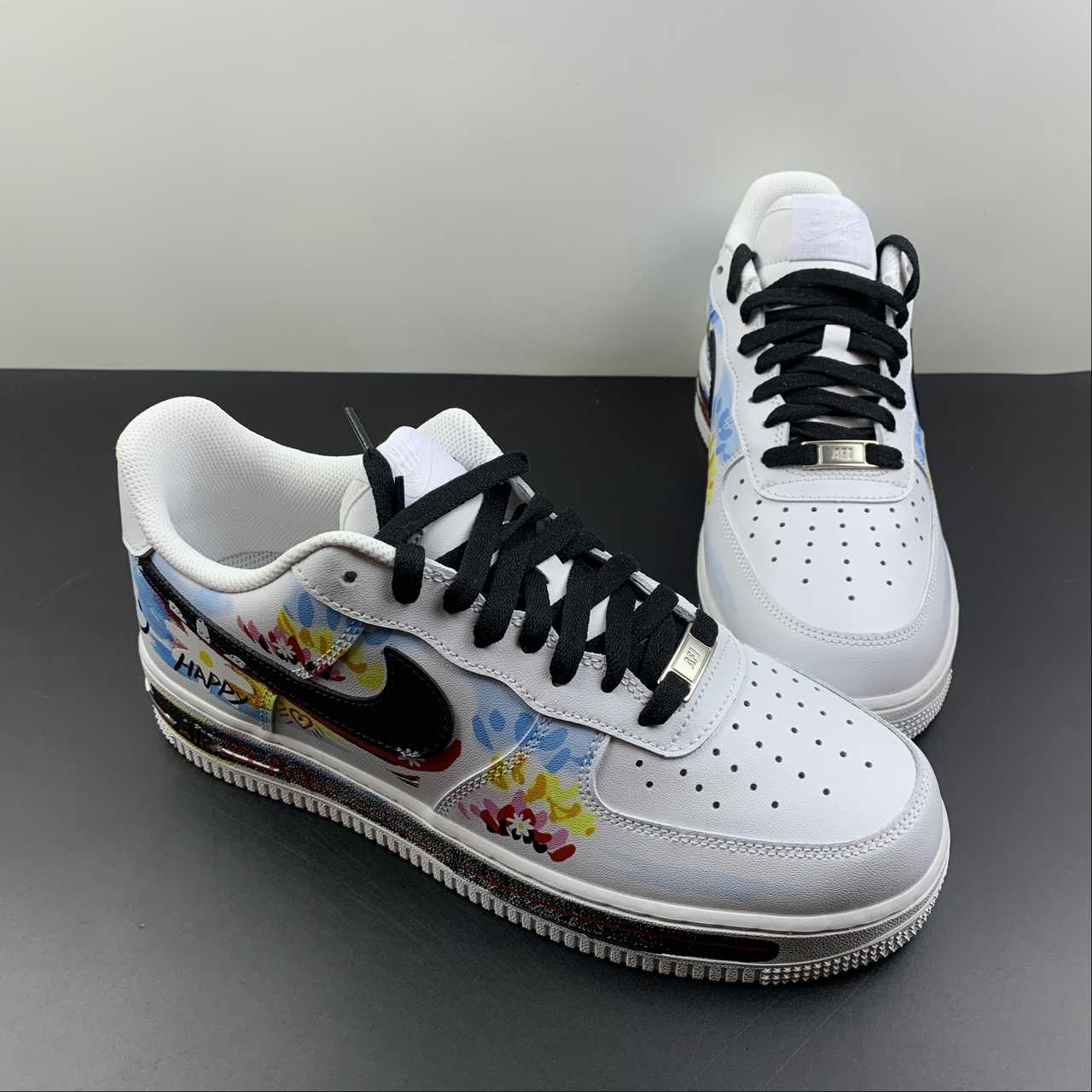 Custom-Nike-Air-Force-1-Low-White-Black-For-Sale-6