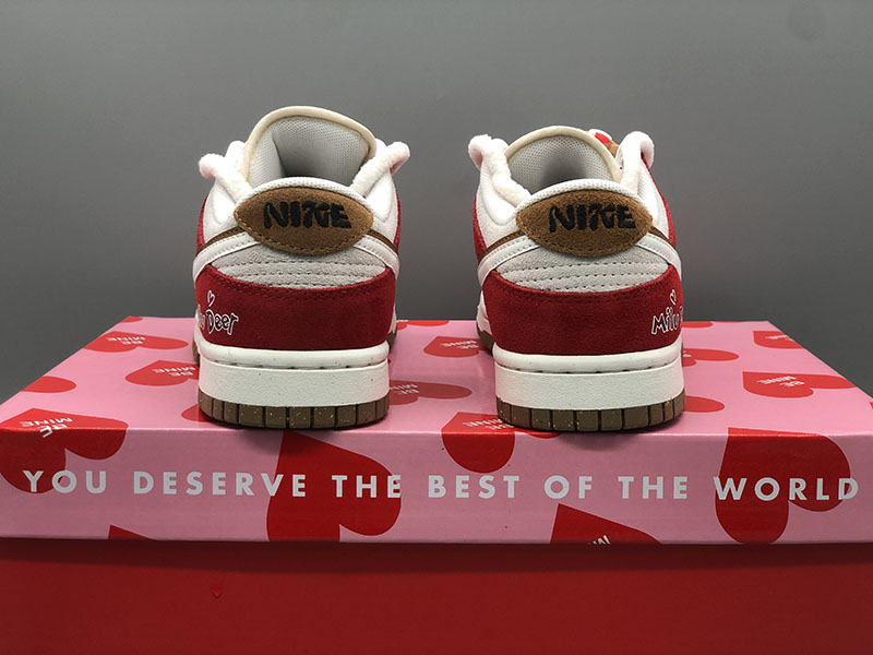 Custom-Nike-Dunk-Low-Christmas-Red-White-For-Sale-5