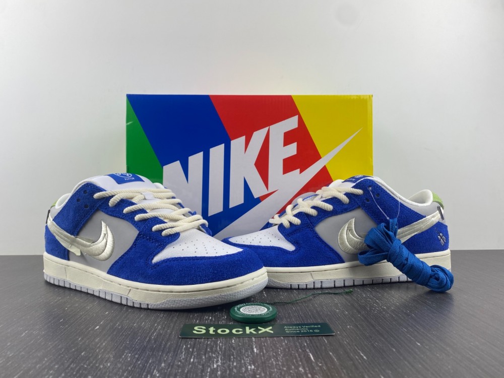 Fly-Streetwear-x-Nike-SB-Dunk-Low-Game-Royal-Sail-Grey-Fog-For-Sale-1
