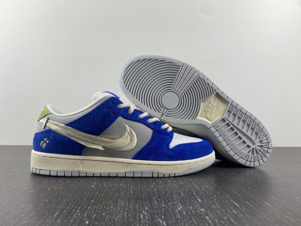 Fly-Streetwear-x-Nike-SB-Dunk-Low-Game-Royal-Sail-Grey-Fog-For-Sale