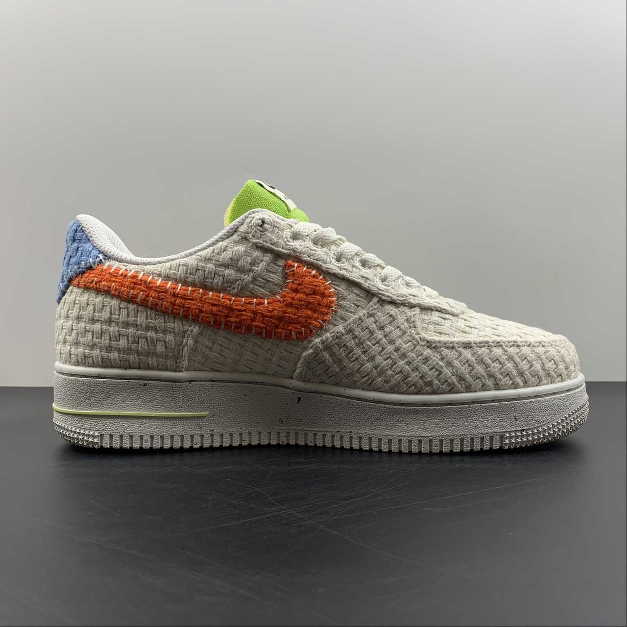 Nike-Air-Force-1-Low-Hemp-White-Orange-Blue-Green-For-Sale-1