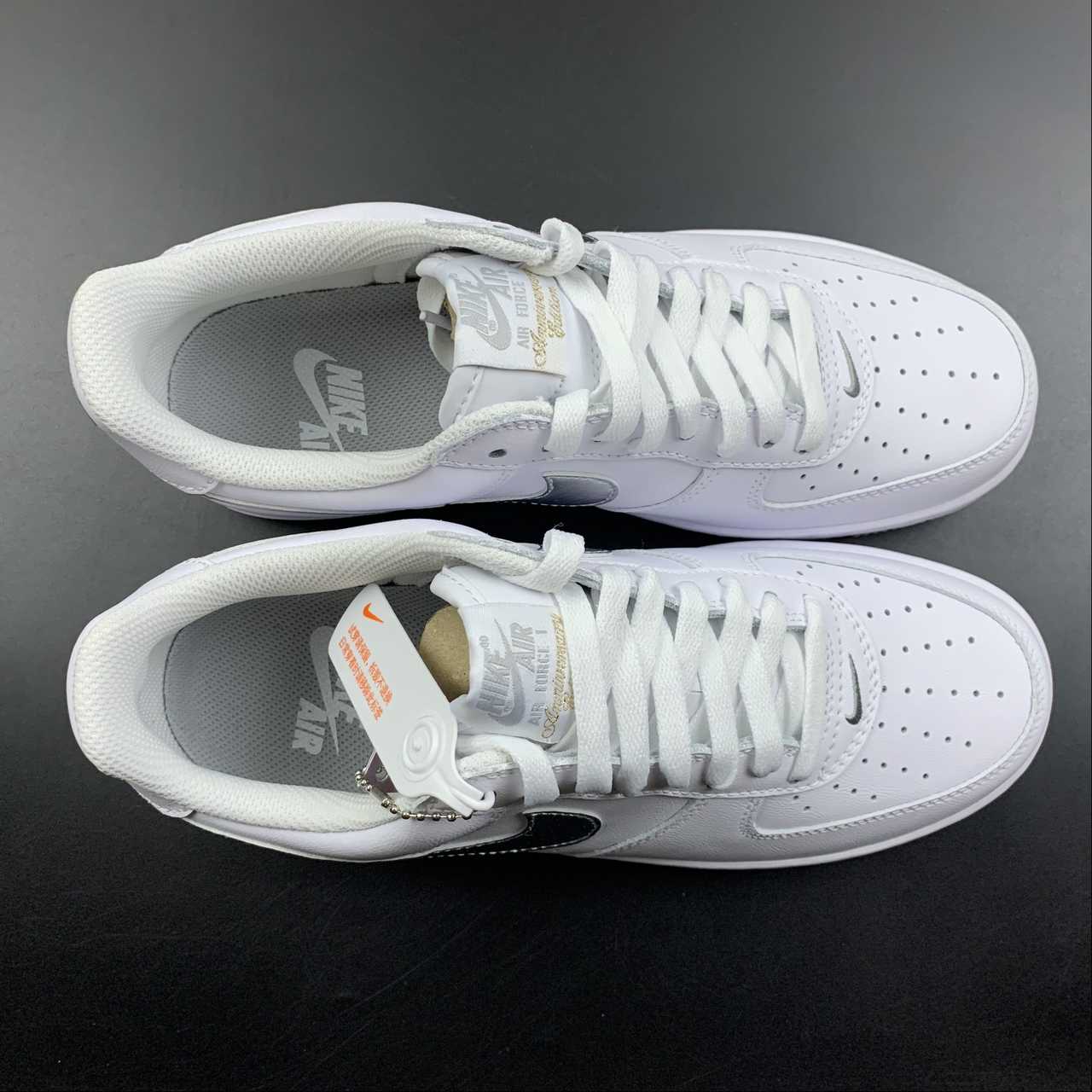 Nike-Air-Force-1-Low-Silver-Swoosh-White-Metallic-Silver-For-Sale-6