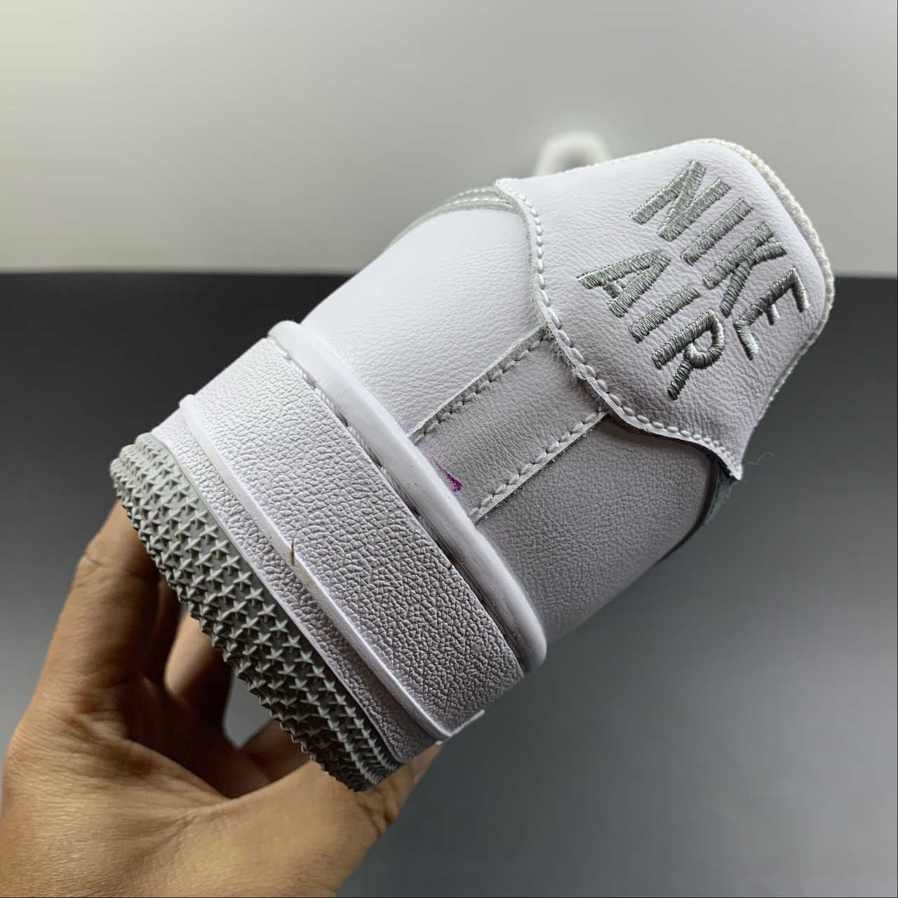 Nike-Air-Force-1-Low-Silver-Swoosh-White-Metallic-Silver-For-Sale-7