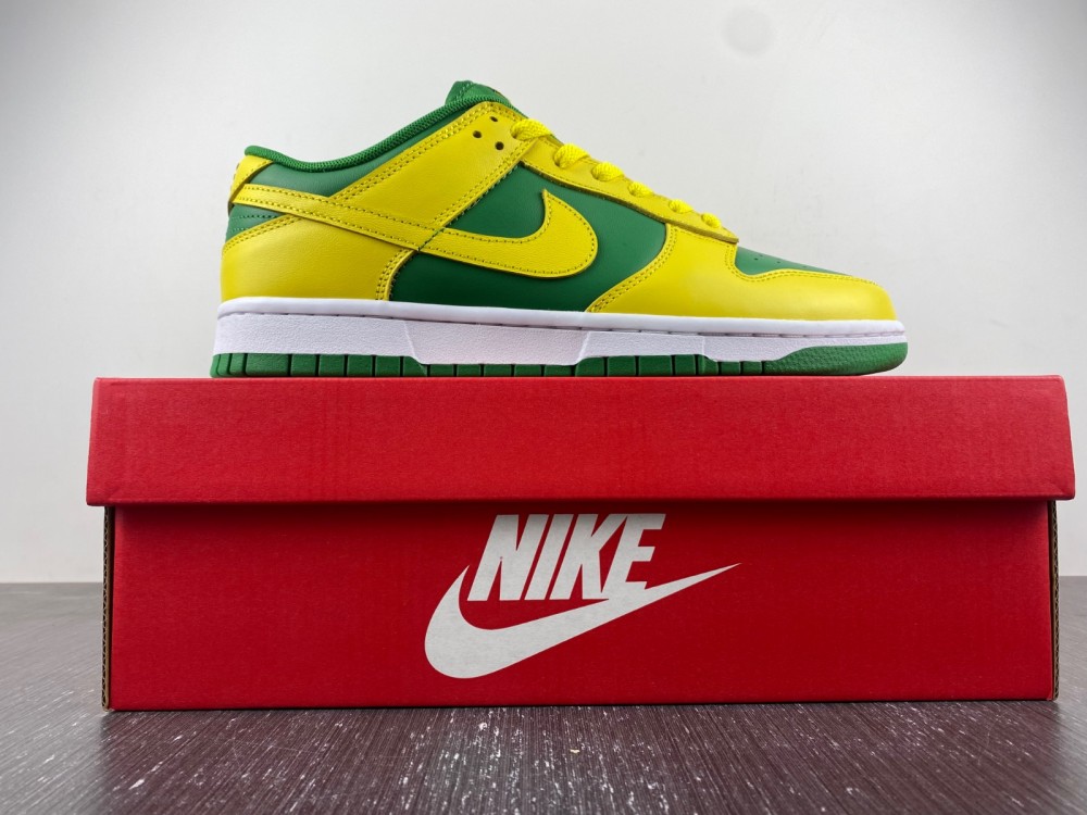 Nike-Dunk-Low-Reverse-Brazil-Apple-Green-Yellow-Strike-White-For-Sale-4