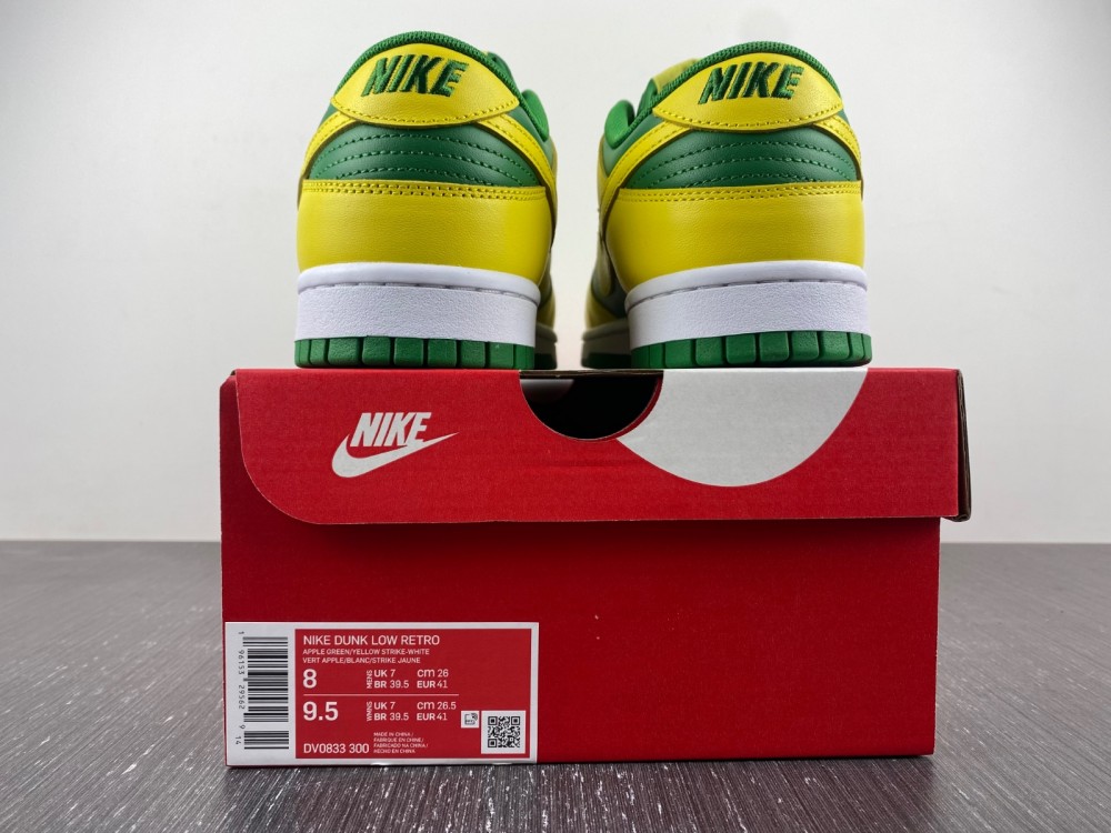 Nike-Dunk-Low-Reverse-Brazil-Apple-Green-Yellow-Strike-White-For-Sale-6