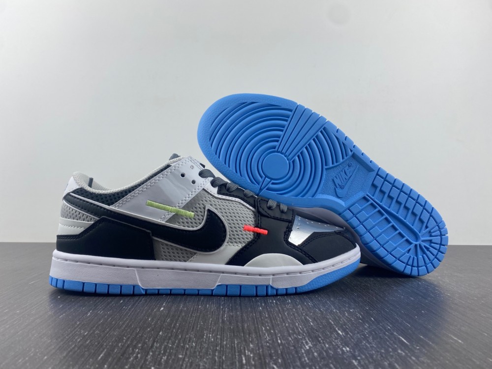 Nike-Dunk-Low-Scrap-Mismatch-Black-White-For-Sale