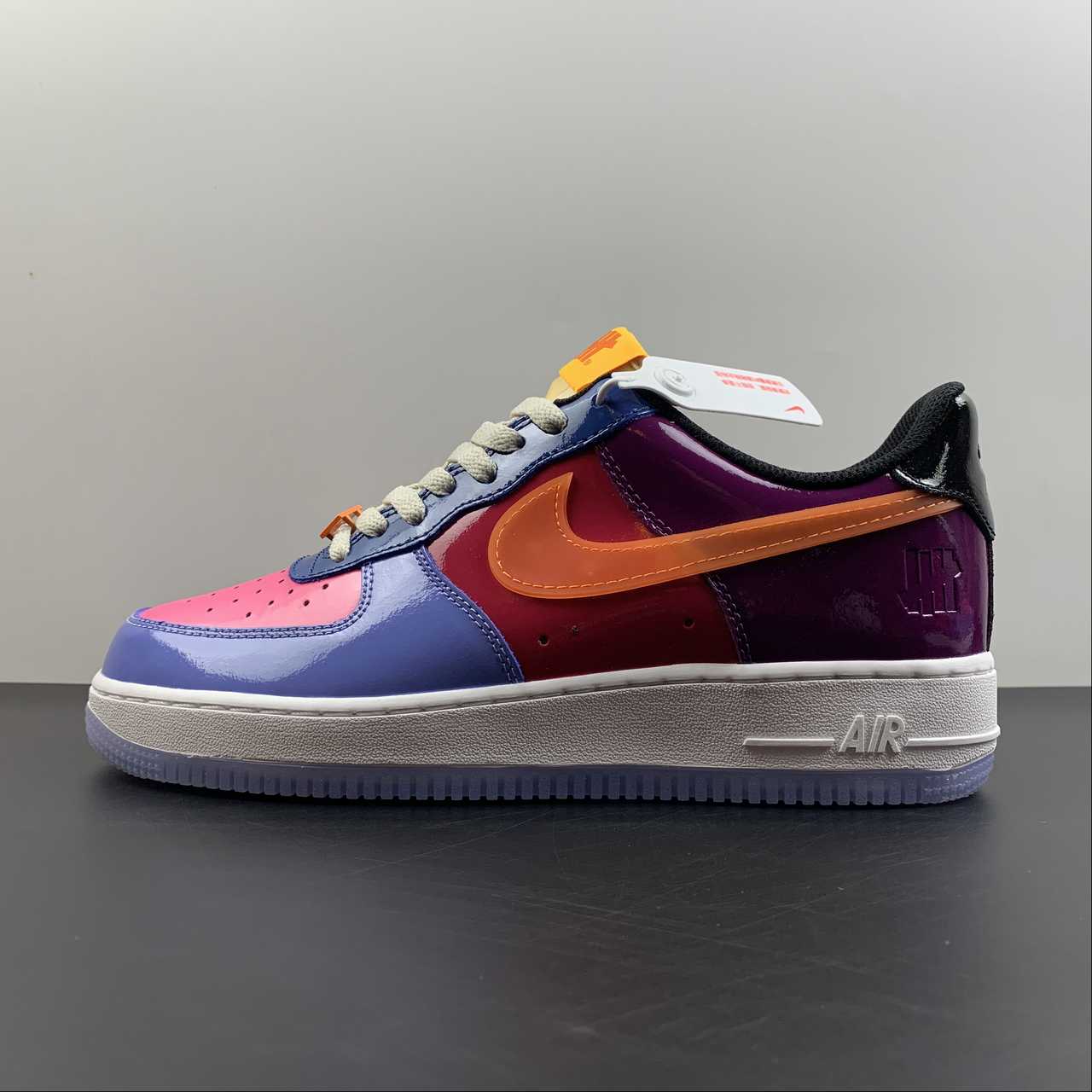Undefeated-x-Nike-Air-Force-1-Low-Polar-Total-Orange-Multi-Color-For-Sale