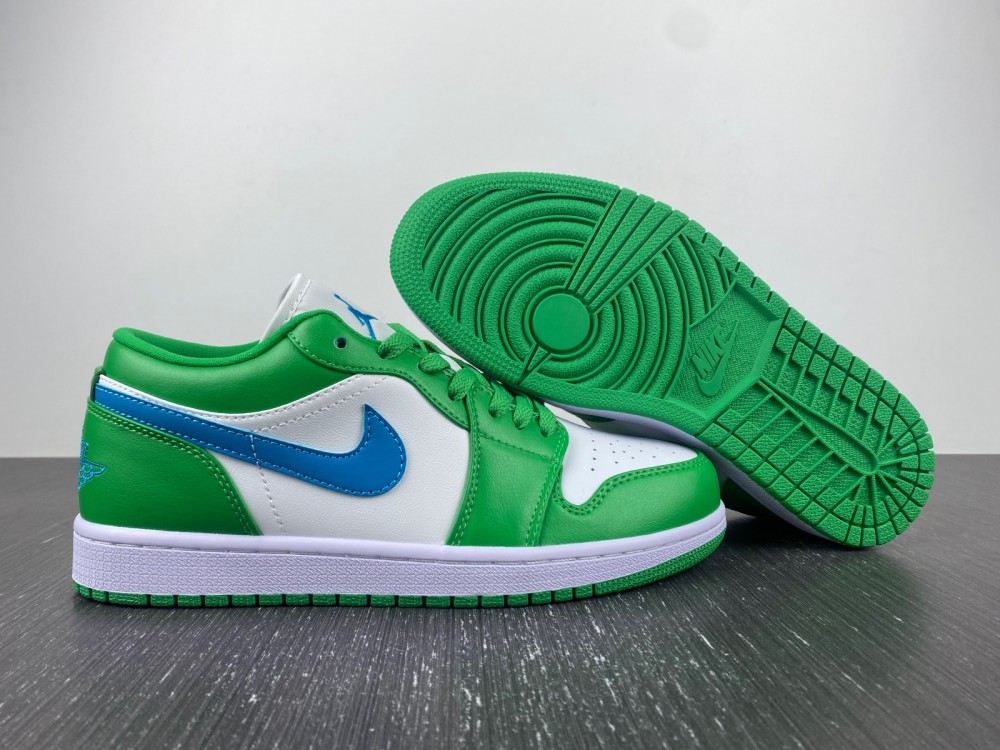 Air-Jordan-1-Low-Lucky-Green-Aquatone-White-DC0774-304-For-Sale