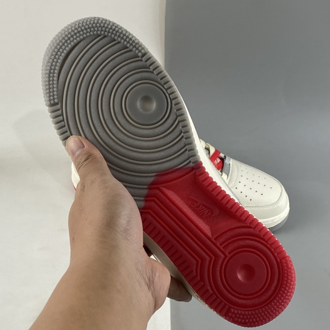 Custom-Nike-Air-Force-1-Low-Raptors-White-Red-For-Sale-5