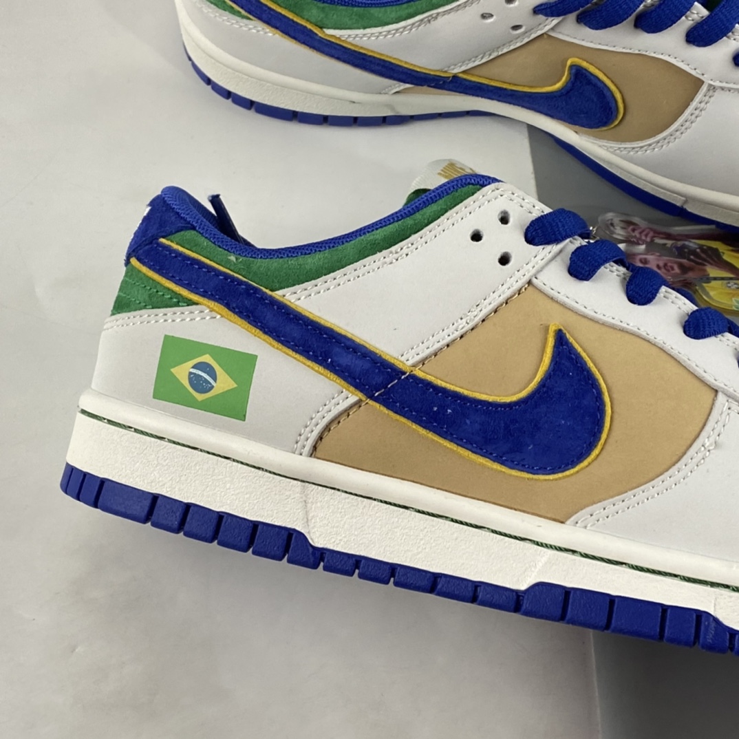 Nike-Dunk-Low-Neymar-White-Brown-Blue-Green-For-Sale-2