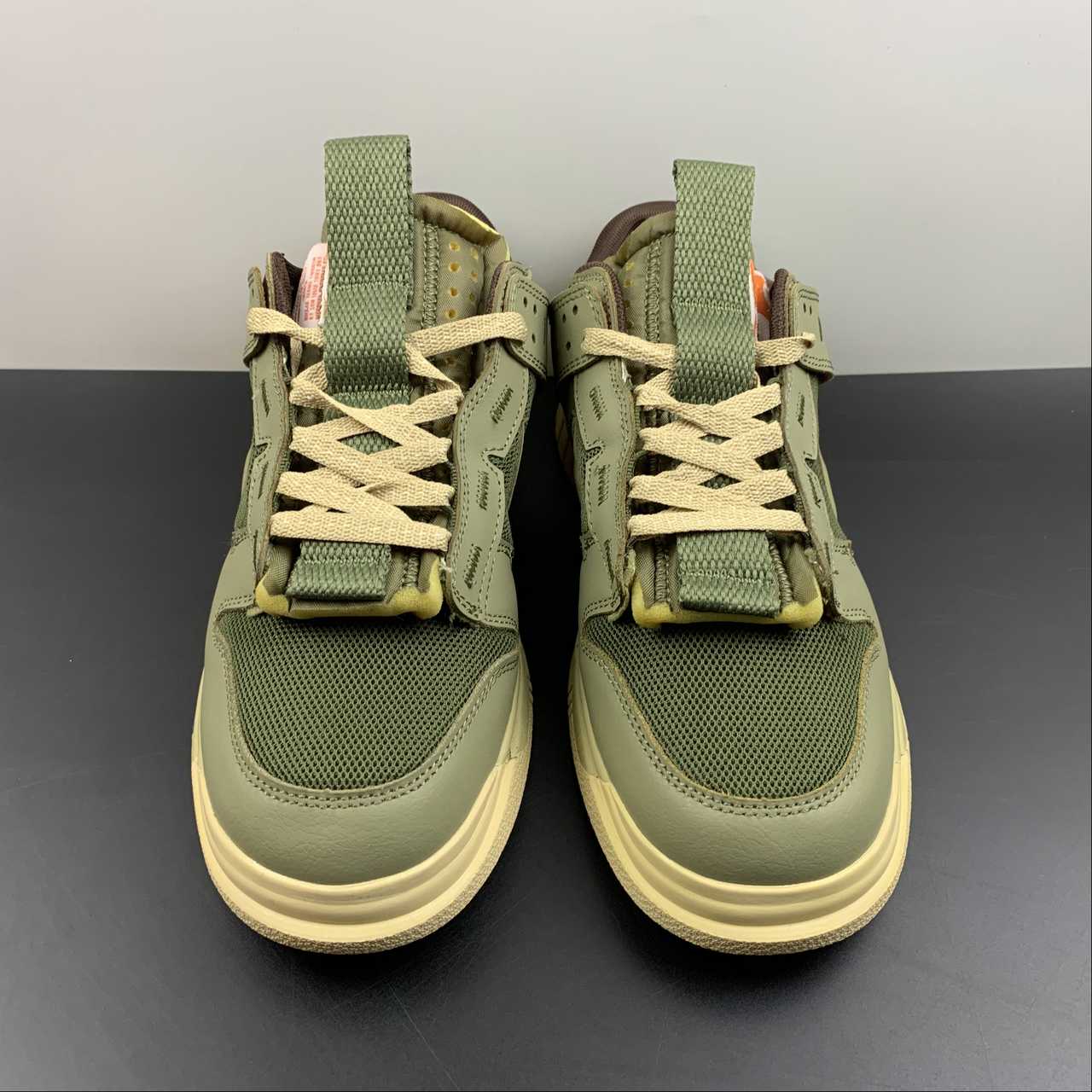 Nike-Dunk-Low-Remastered-Light-Olive-Orange-Brown-For-Sale-3