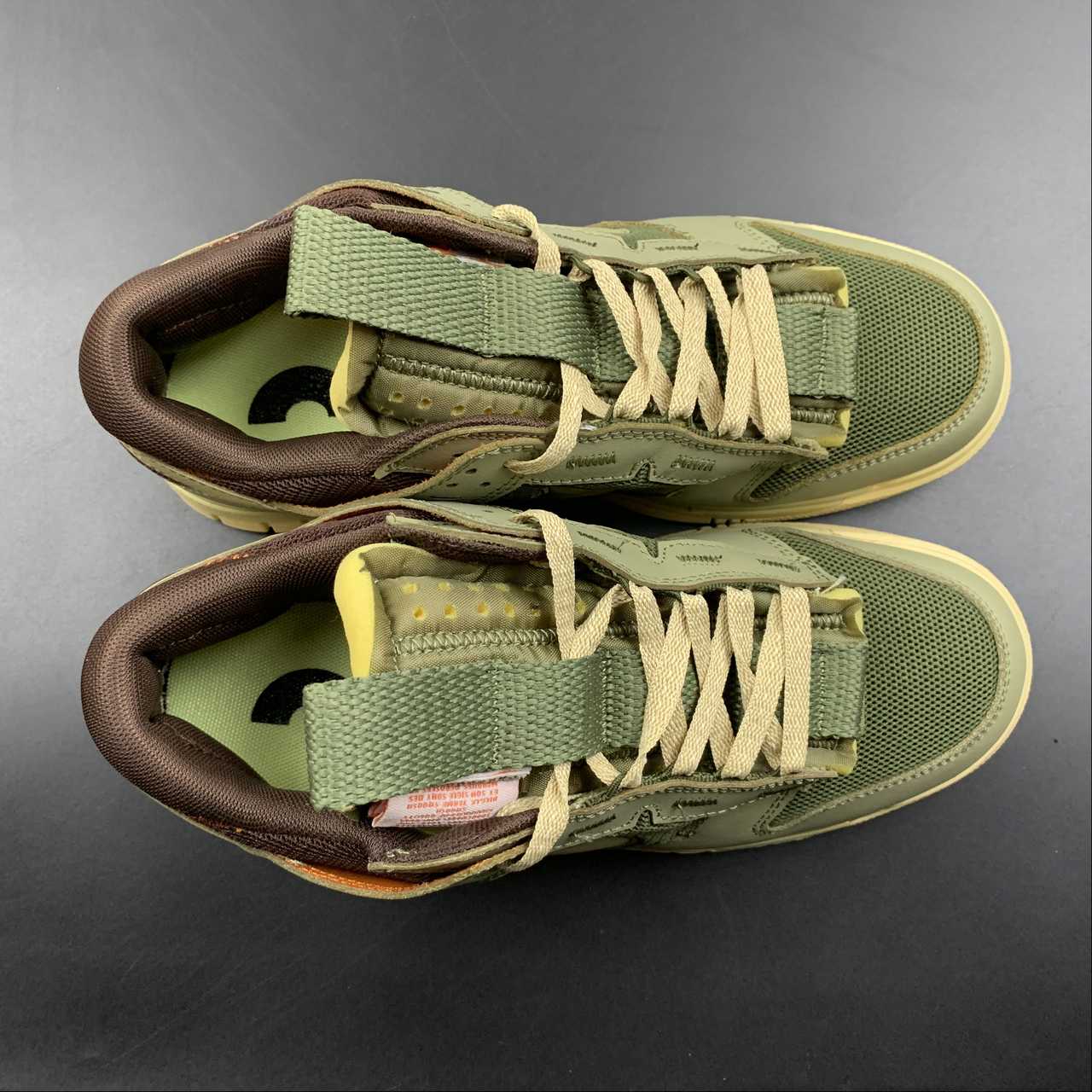 Nike-Dunk-Low-Remastered-Light-Olive-Orange-Brown-For-Sale-5