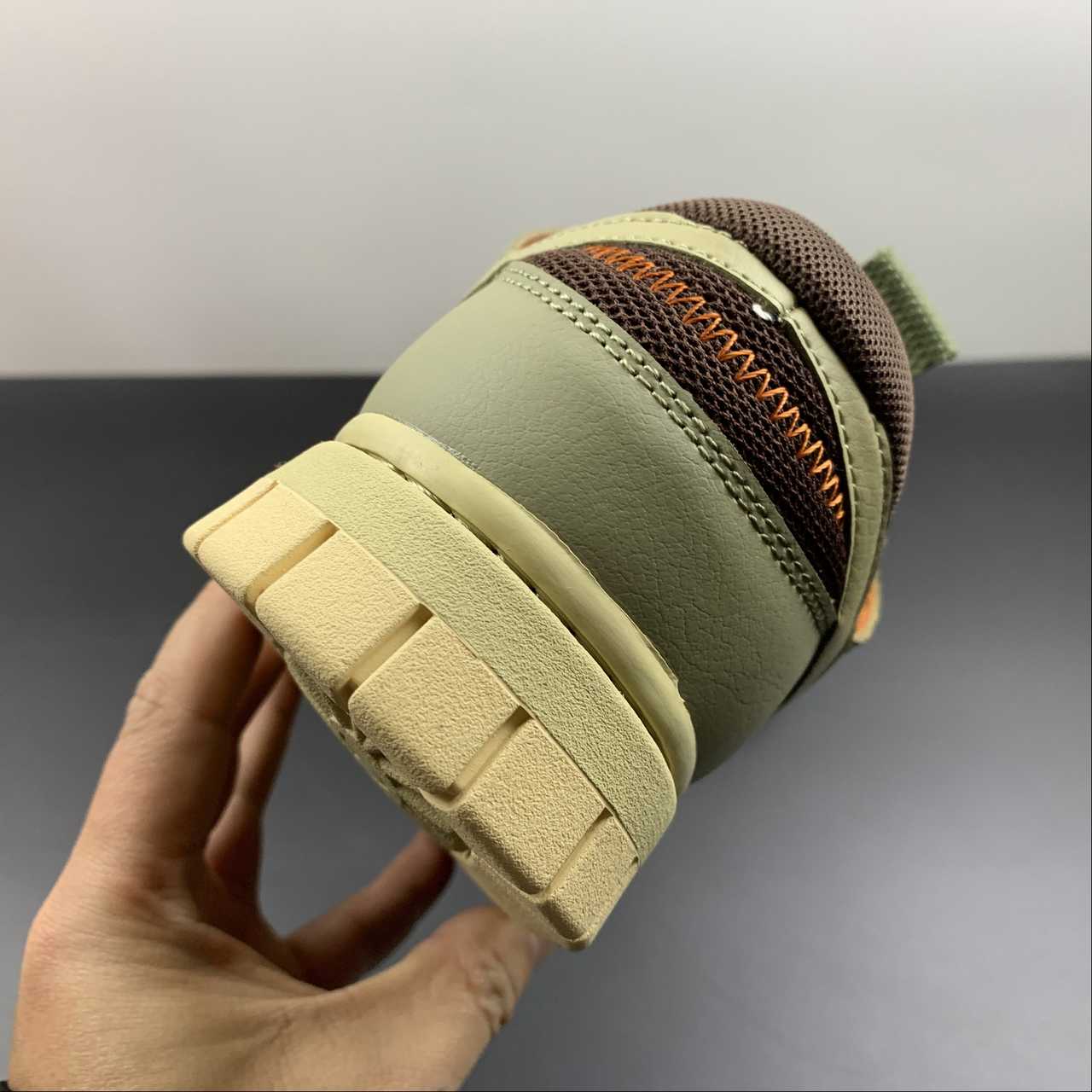 Nike-Dunk-Low-Remastered-Light-Olive-Orange-Brown-For-Sale-7