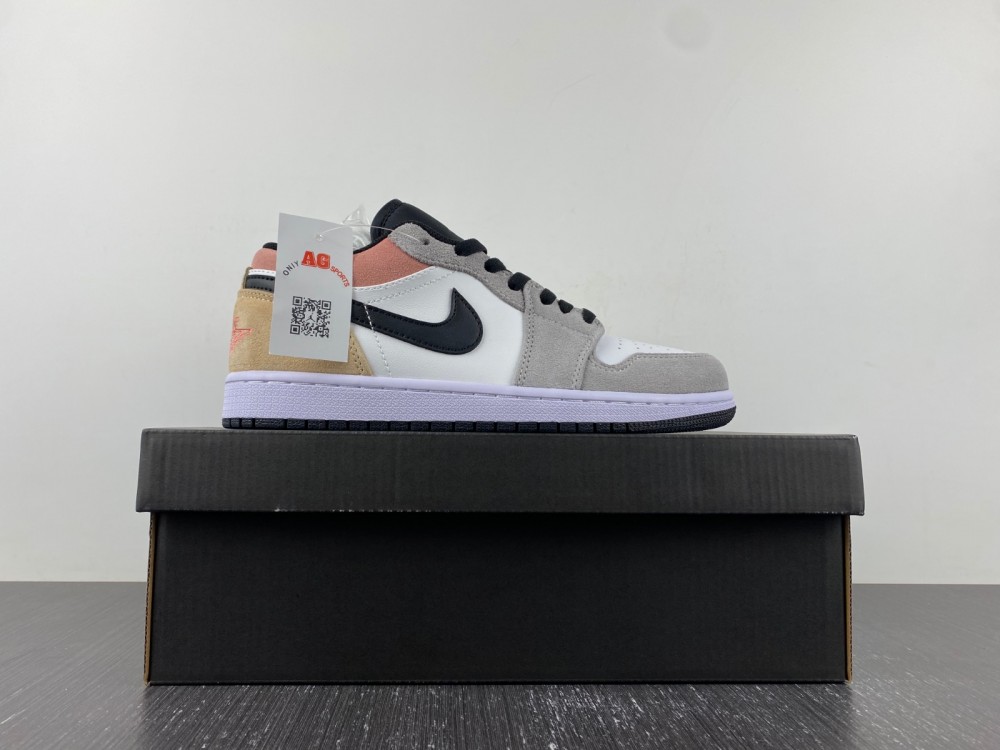 Air-Jordan-1-Low-Black-Magic-Ember-Sundial-White-For-Sale-5
