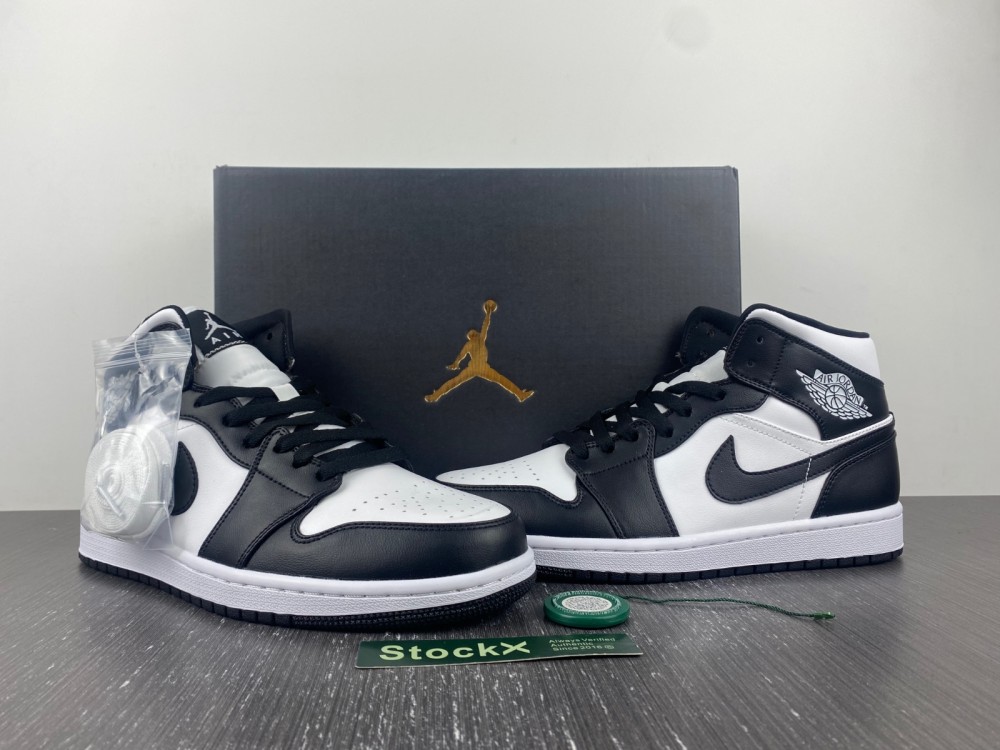 Air-Jordan-1-Mid-Panda-White-Black-White-DV0991-101-For-Sale-1