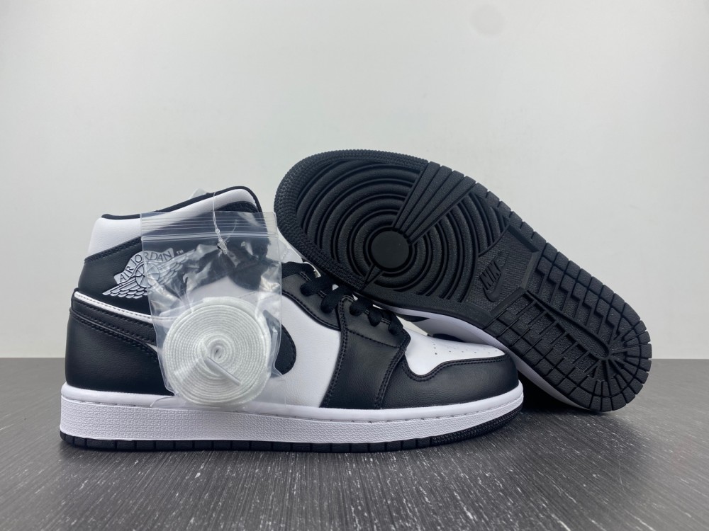 Air-Jordan-1-Mid-Panda-White-Black-White-DV0991-101-For-Sale