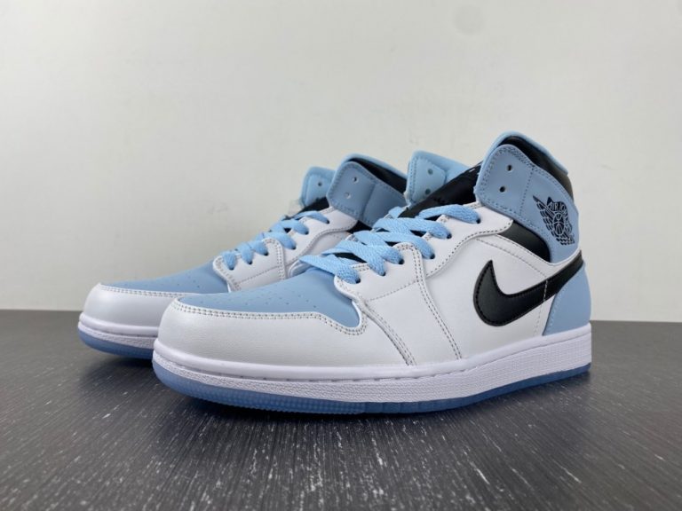 jordan 1 mid white and blue