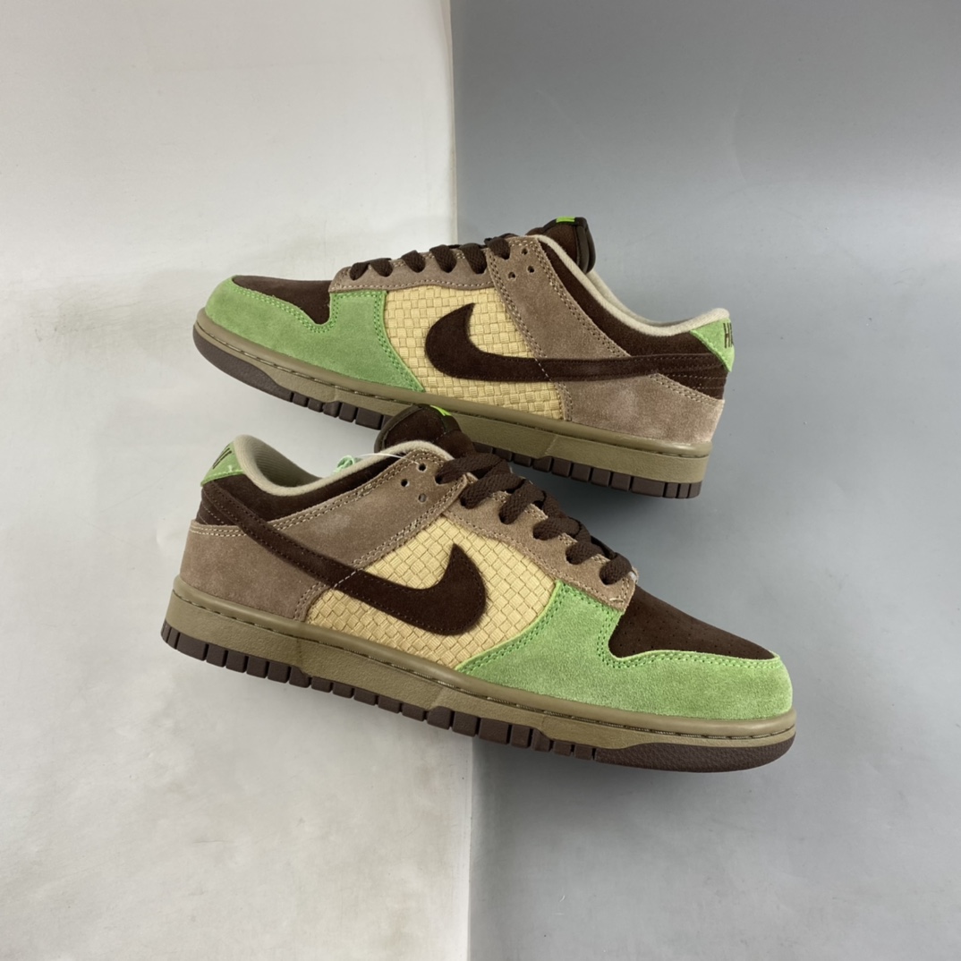 Kickshi-x-Nike-Dunk-Low-Aloha-Khaki-Baroque-Brown-Mean-Green-For-Sale