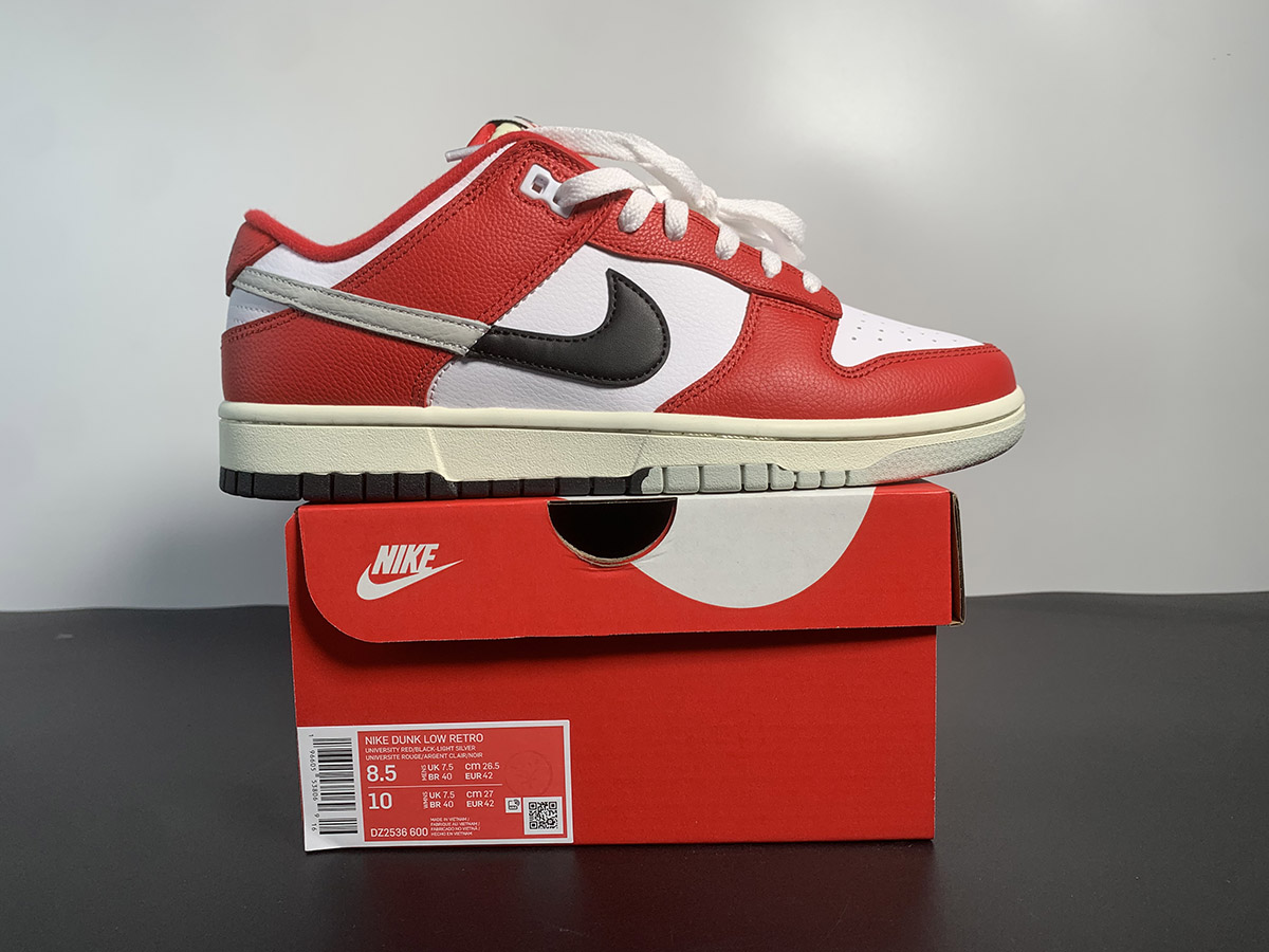 Nike-Dunk-Low-Chicago-Split-University-Red-Black-Light-Silver-White-For-Sale-8