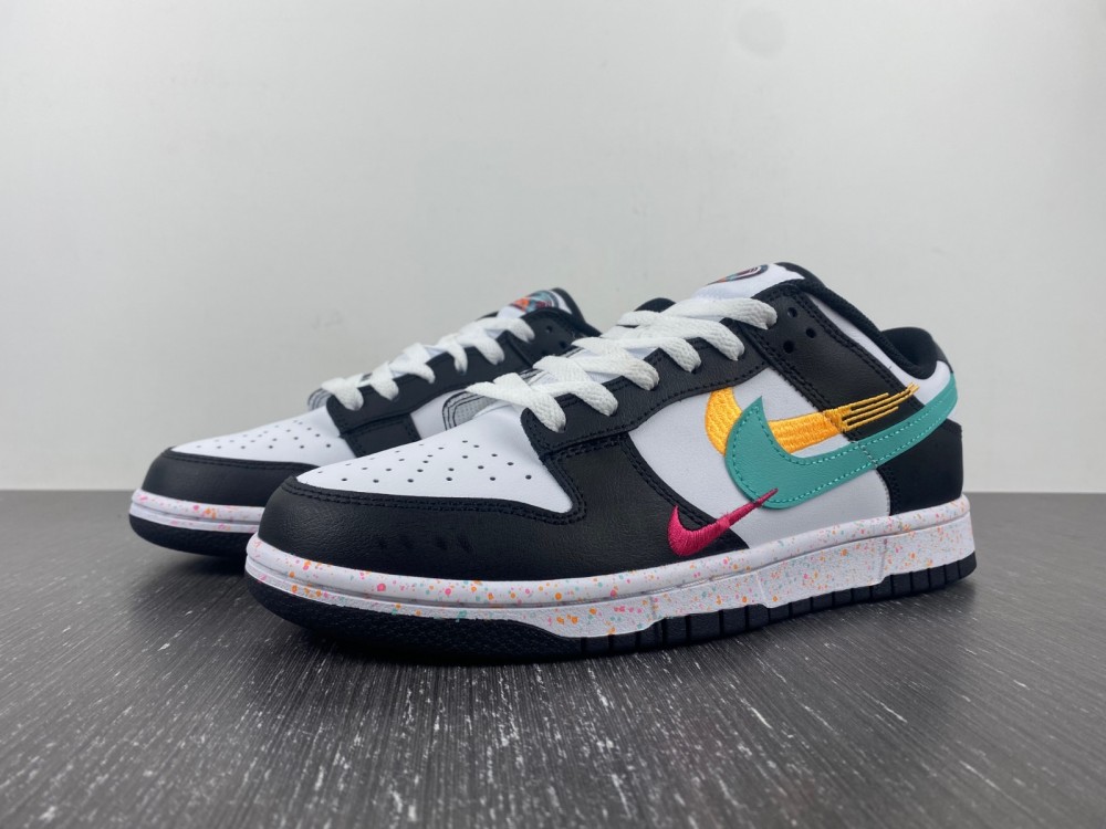 Nike-Dunk-Low-Multi-Swoosh-White-Rush-Pink-Washed-Teal-FD4623-131-For-Sale-4