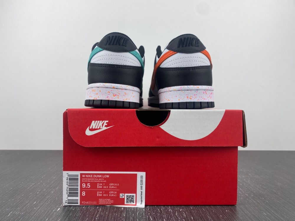 Nike-Dunk-Low-Multi-Swoosh-White-Rush-Pink-Washed-Teal-FD4623-131-For-Sale-9