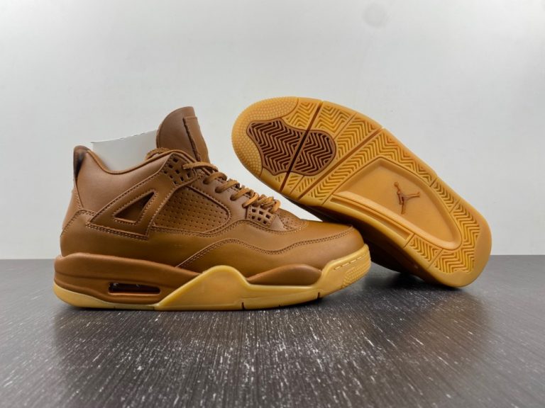 Air Jordan 4 Retro Premium Ginger/Gum Yellow For Sale The Sole Line